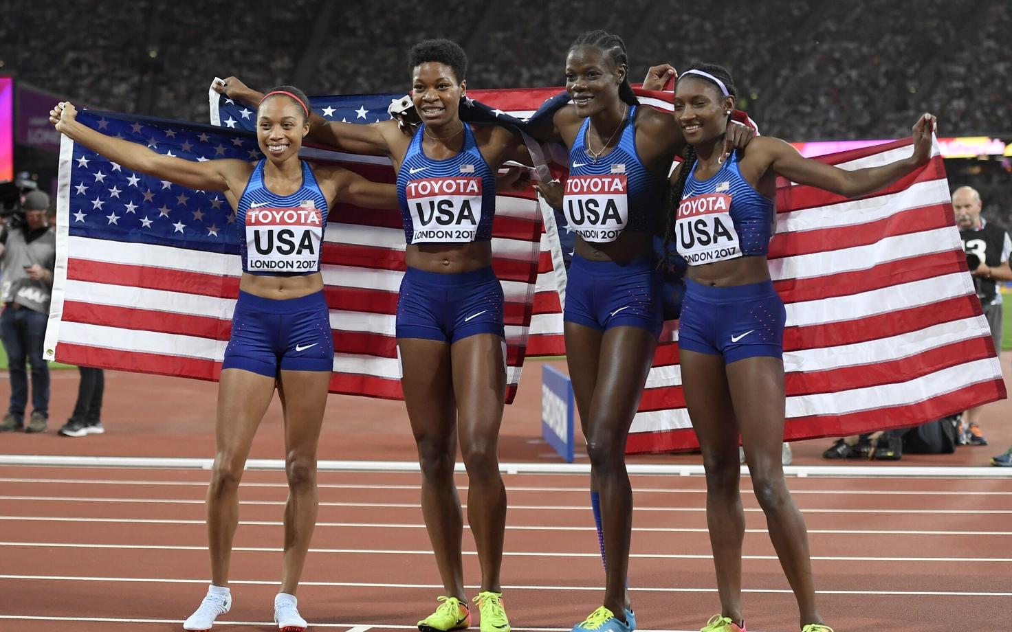 USA naiste 4x400 meetri teatenelik