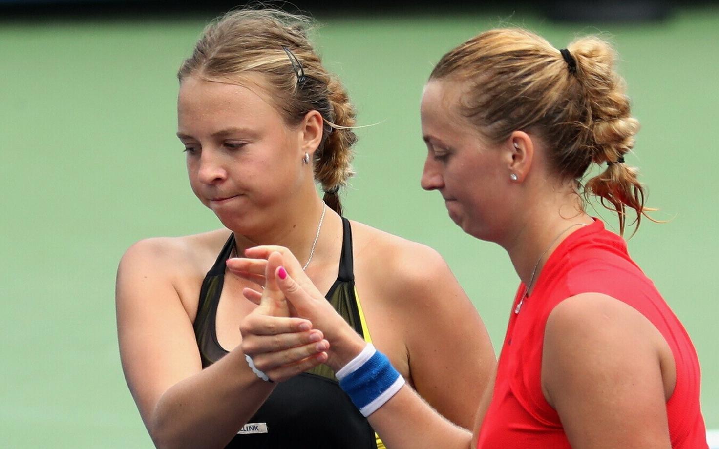 Anett Kontaveit ja Petra Kvitova