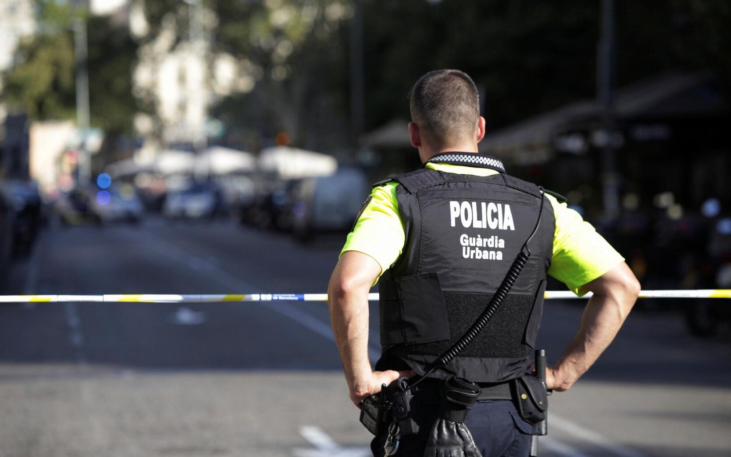 Politseinik Barcelonas.