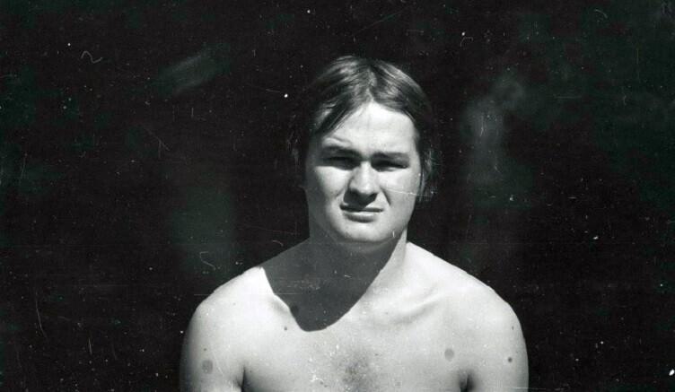 Leonhard Lapin ajakiri „Noorus” suvepäevadel 1969. Eesti Kunstimuuseumi fotokogu