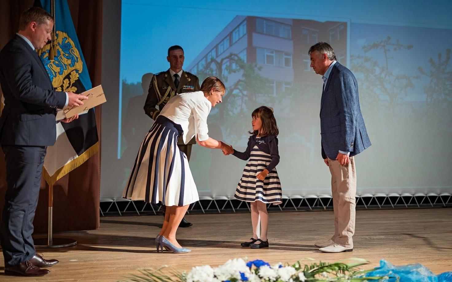 Александр Брокк на церемонии награждения.