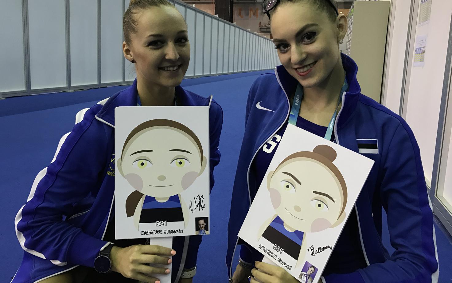 Viktoria Bogdanova ja Carmel Kallemaa