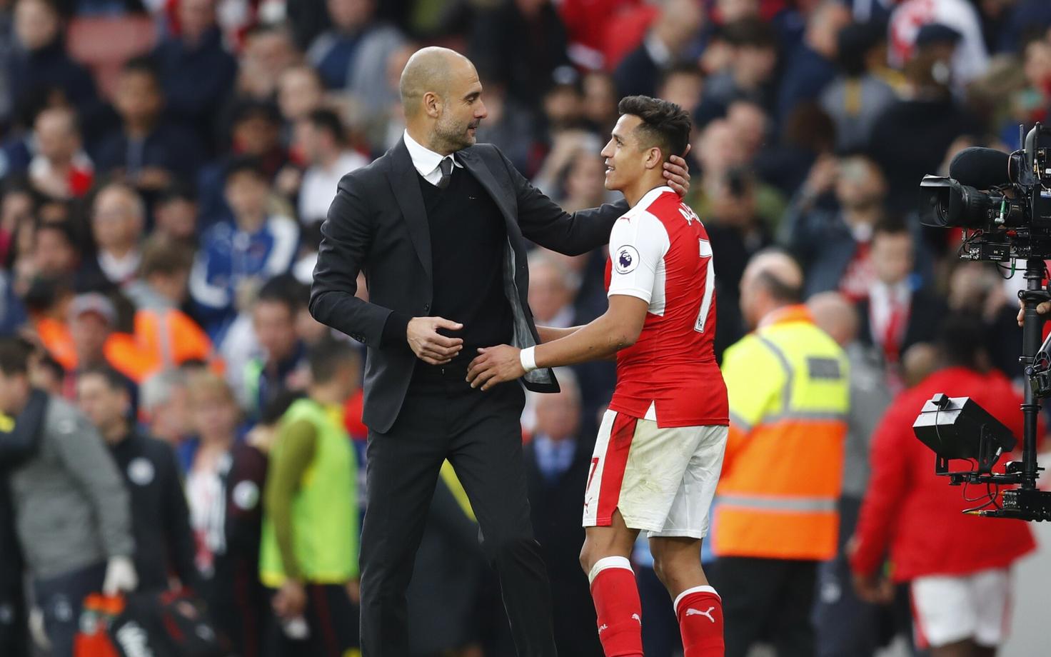 Alexis Sanchez endise juhendaja Pep Guardiolaga