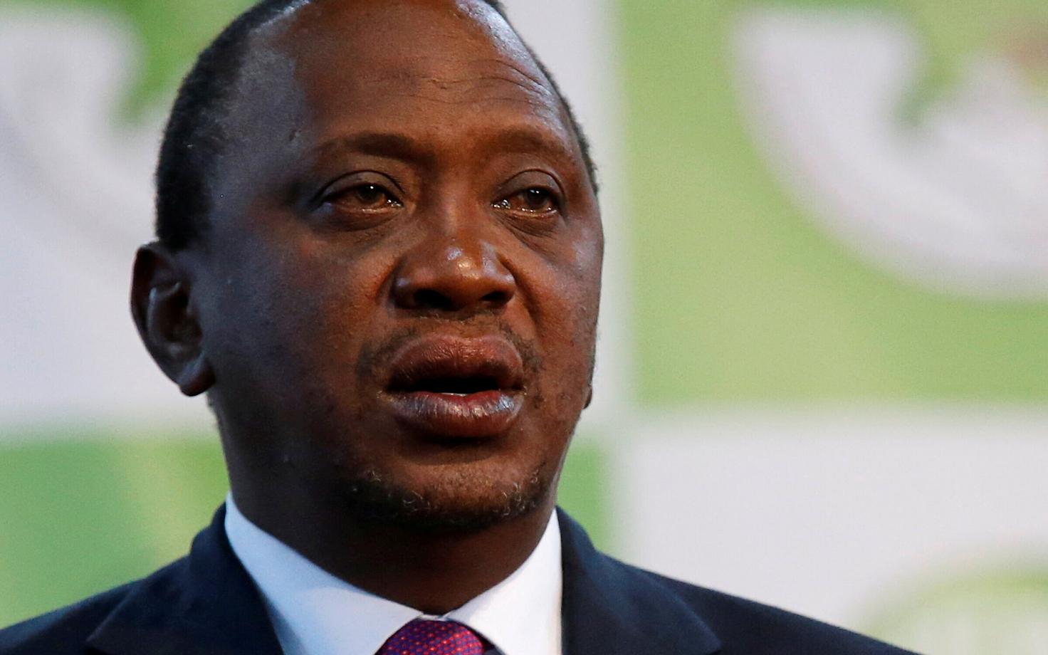 Uhuru Kenyatta.
