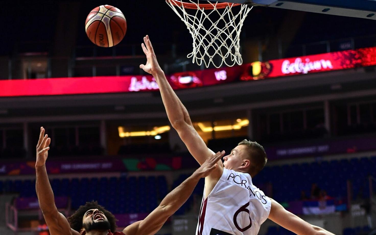 Läti - Belgia, Kristaps Porzingis