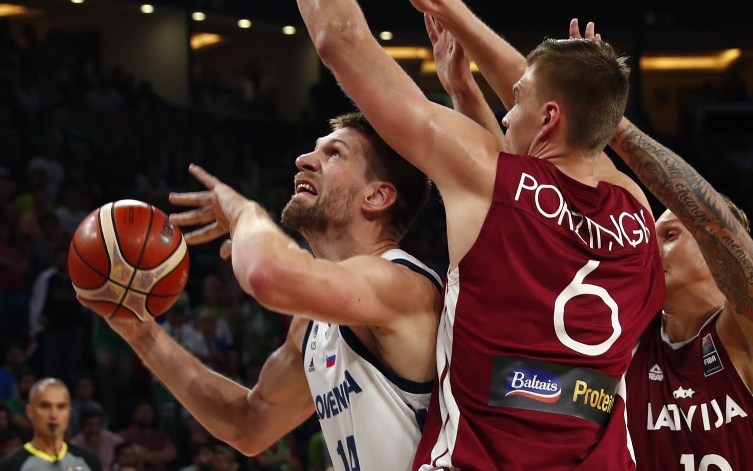 Gasper Vidmar Kristaps Porzingise vastu.
