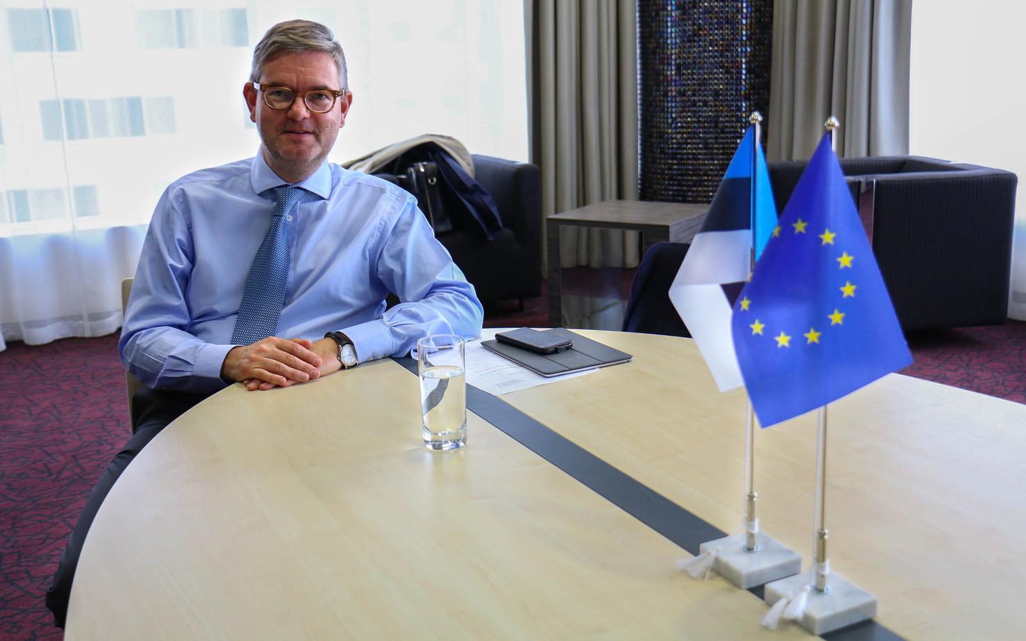 Euroopa Komisjoni volinik Julian King külastas Tallinnat eesistumise raames toimunud küberturvalisuse konverentsil.