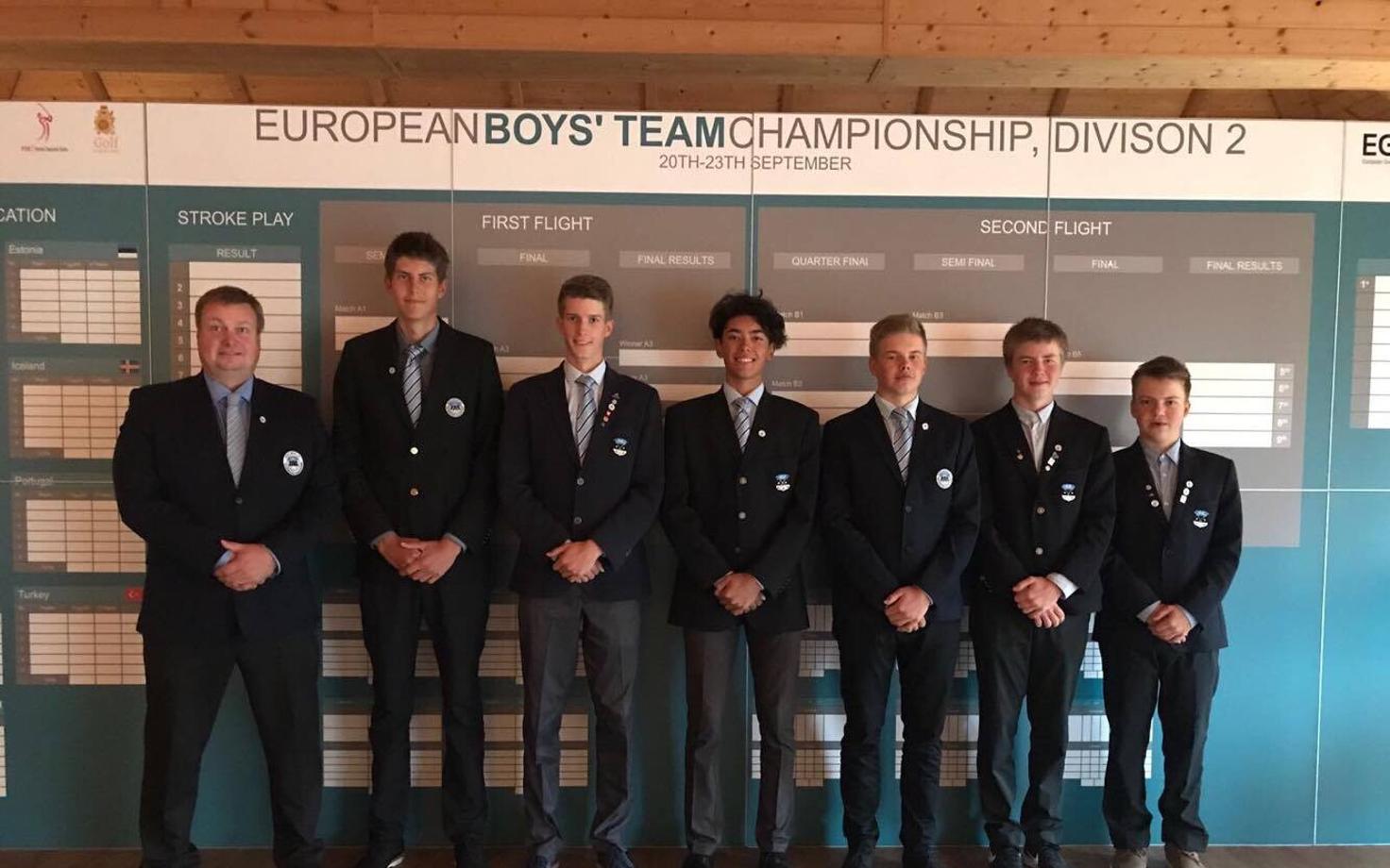 Eesti golfikoondis Division 2 võistlusel Poolas.