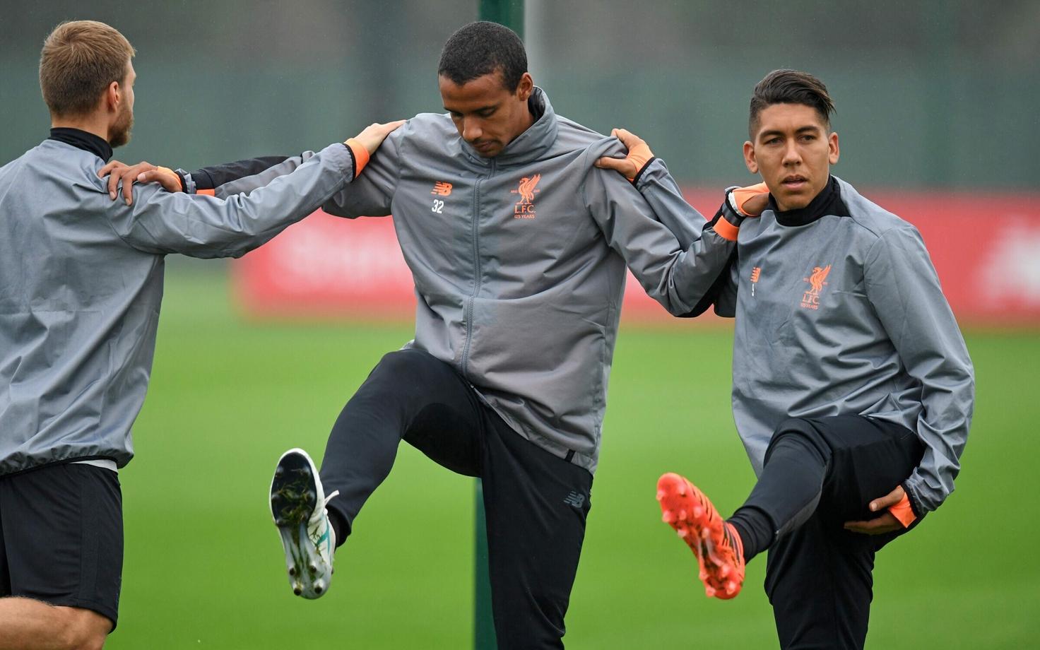 Ragnar Klavan, Joel Matip, Roberto Firmino