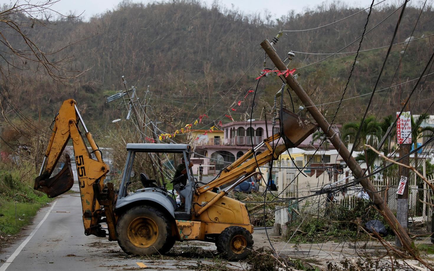 Orkaan Maria tagajärgede kõrvaldamine Puerto Ricol.