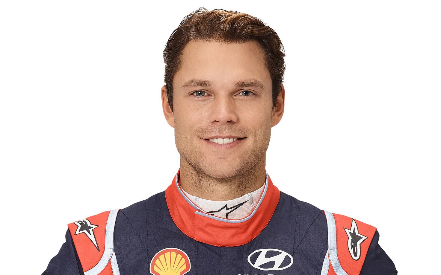 Andreas Mikkelsen Hyundai värvides.
