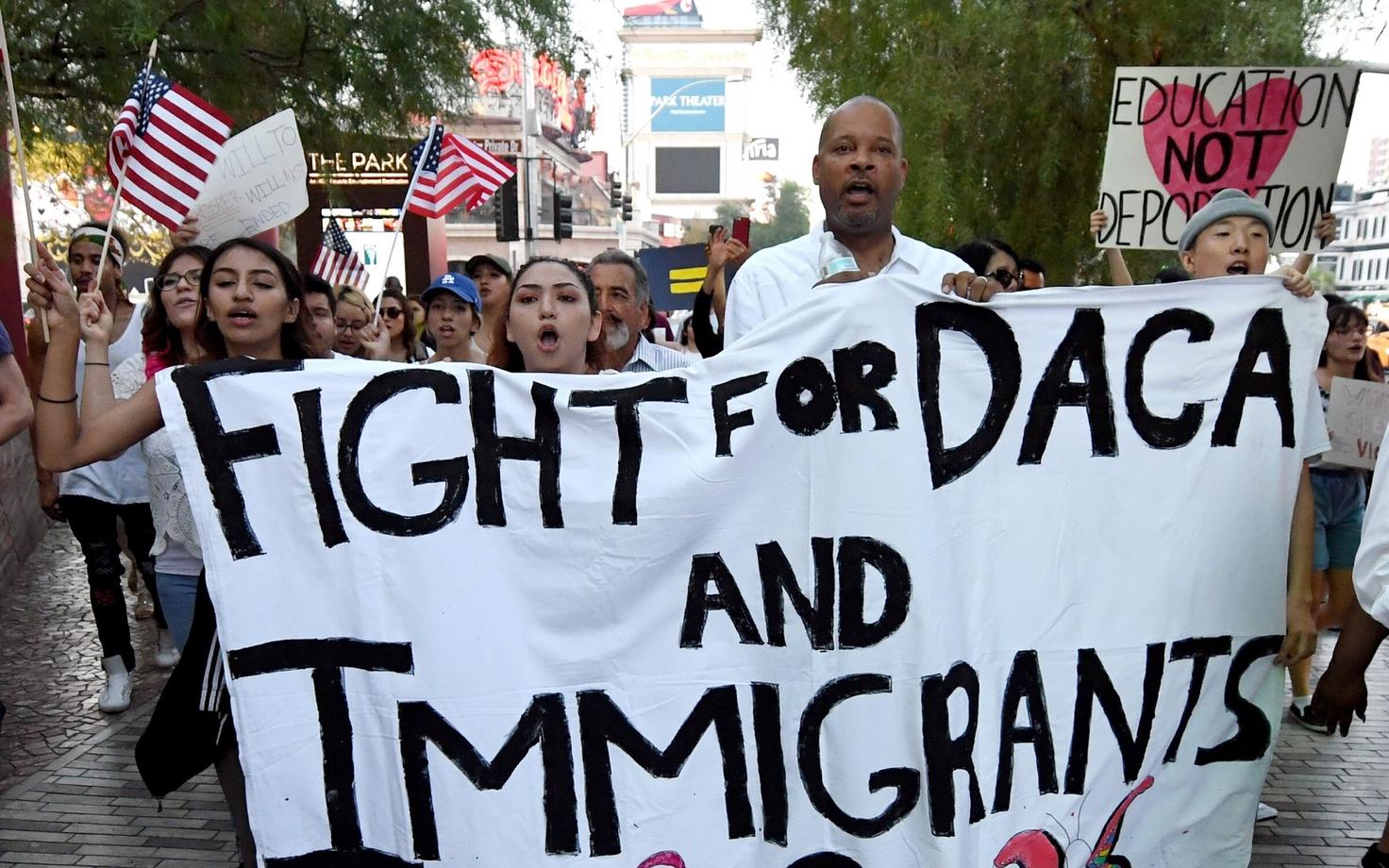 DACA toetajate meeleavaldus septembris.