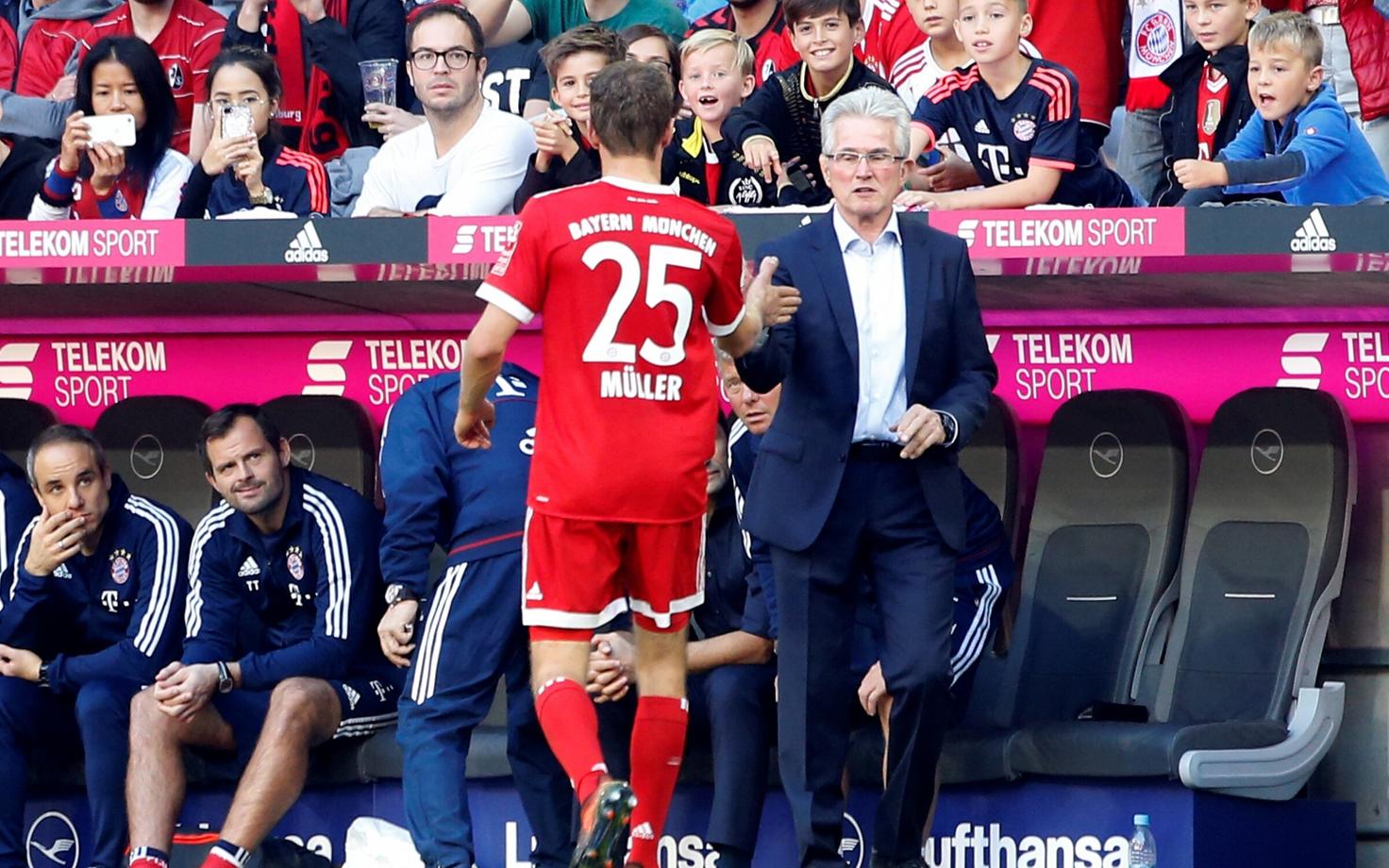 Thomas Müller ja Jupp Heynckes