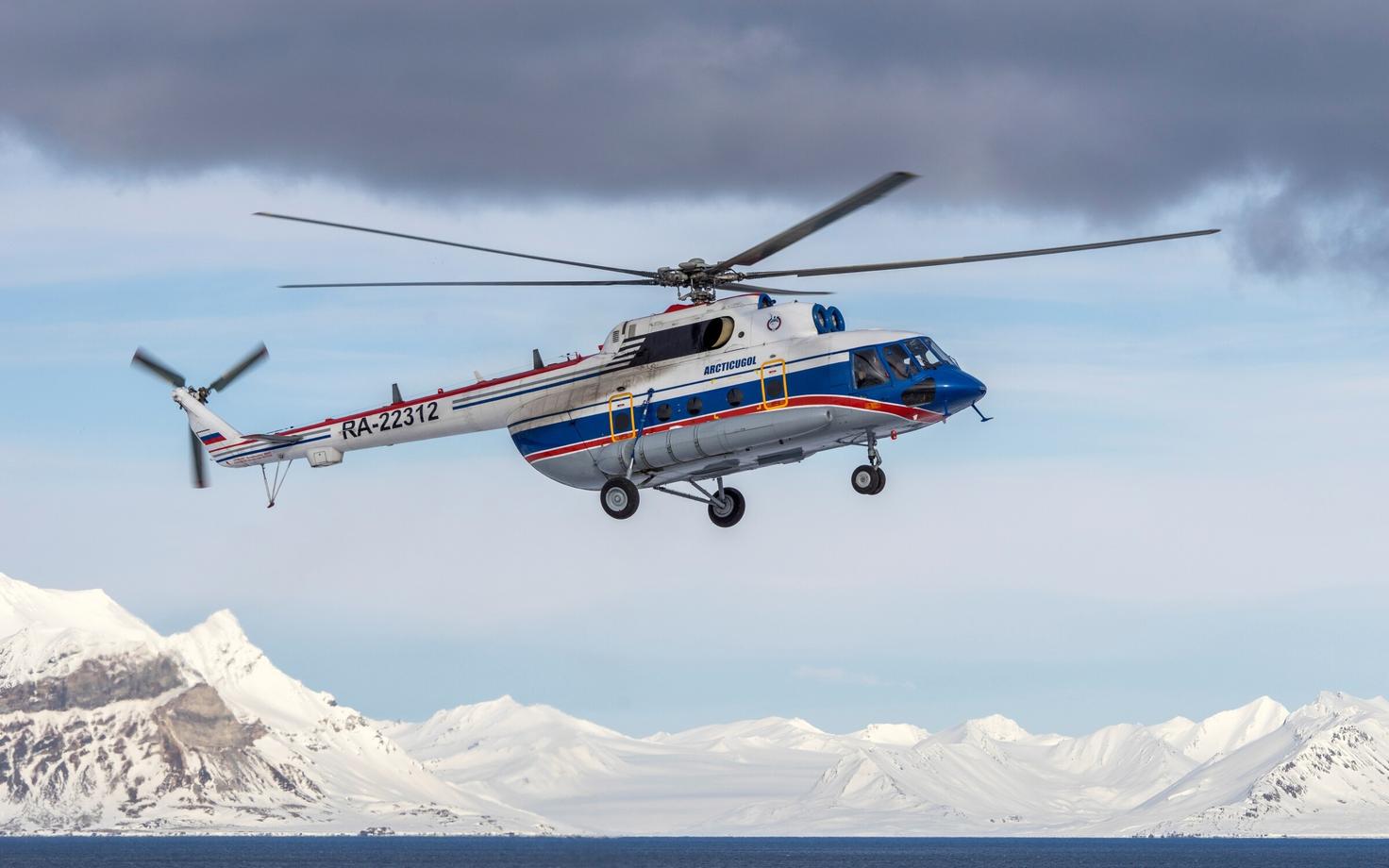 Arhiivifoto: 26. oktoobril merre kukkunud Vene helikopter 2015. aasta aprillis.