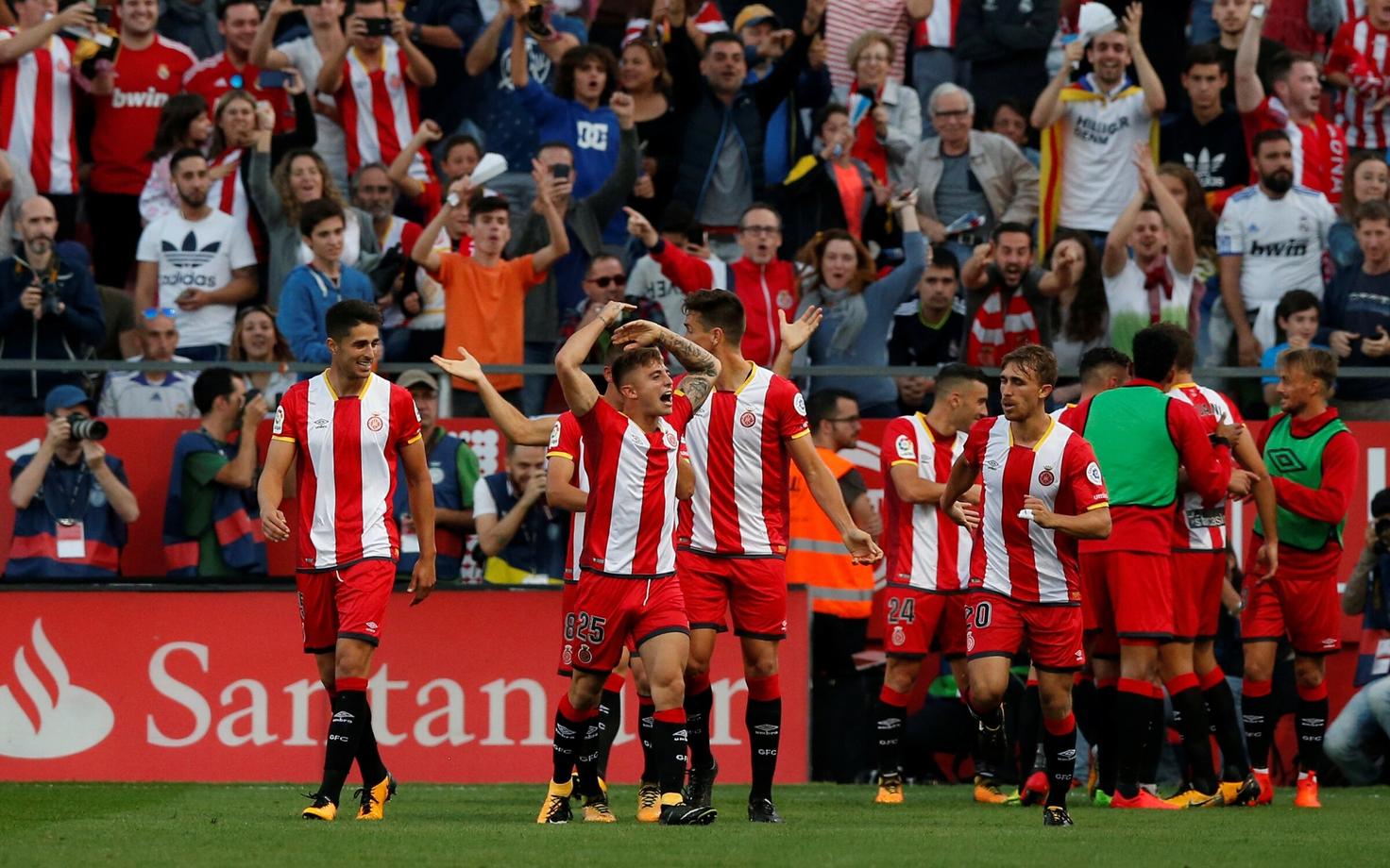 La Liga uustulnuk Girona alistas tiitlikaitsja Madridi Reali