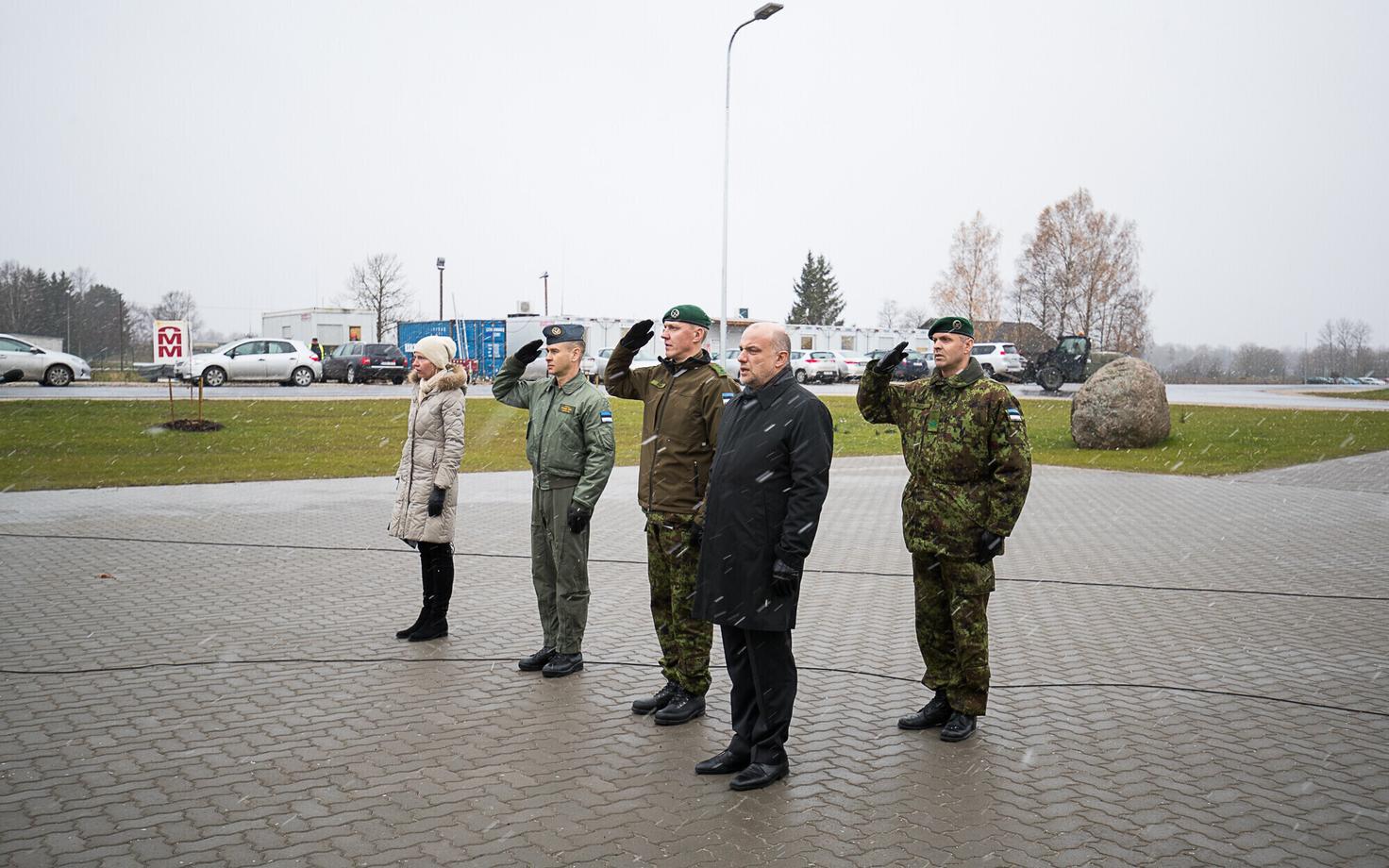 Открытие оборонного комплекса в Тапа.