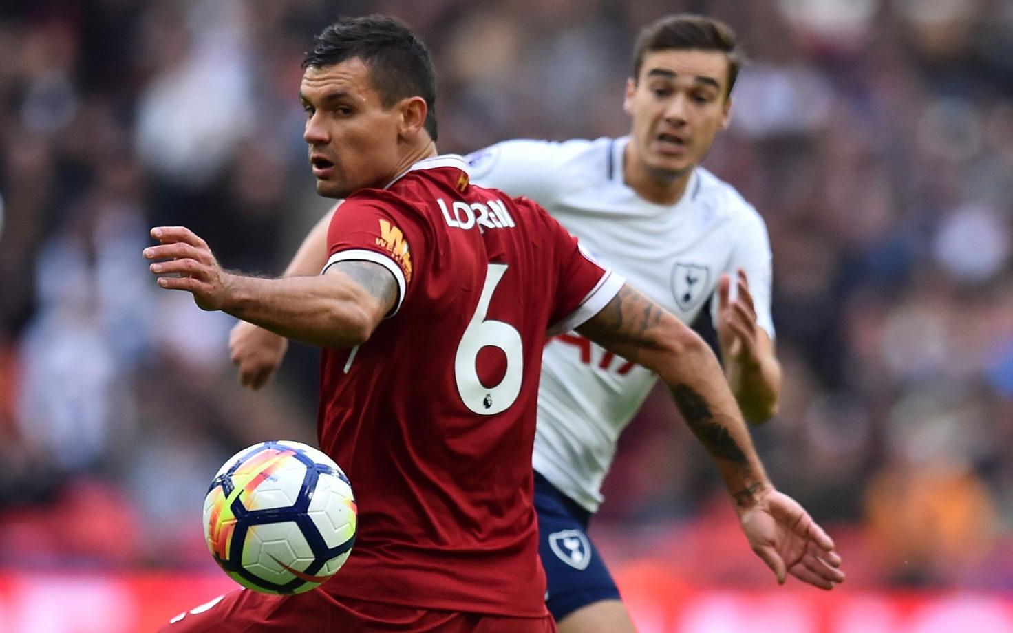 Dejan Lovren mängus Tottenhami vastu