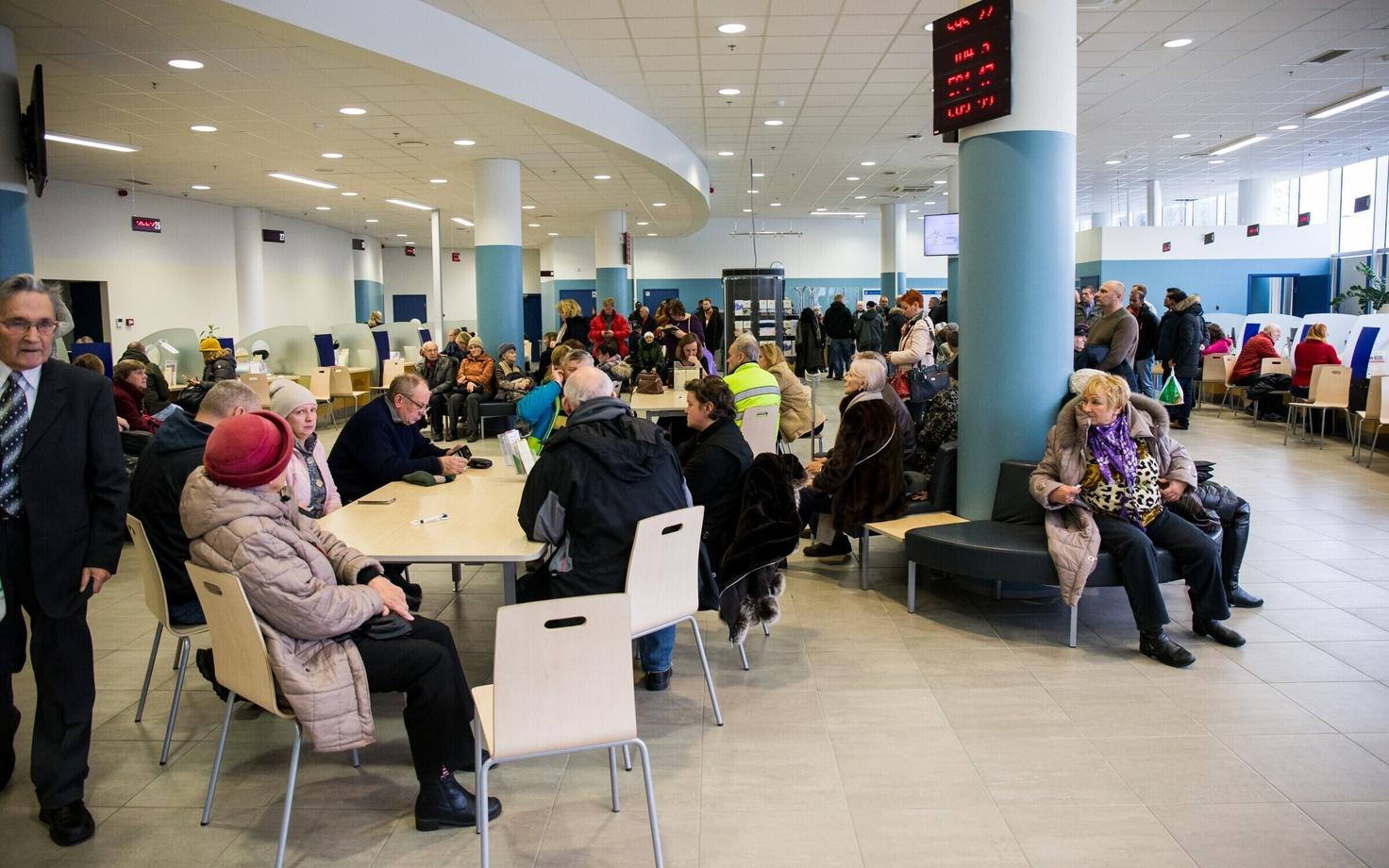 Rahvahulk PPA Tammsaare teenindusbüroos teisipäeval