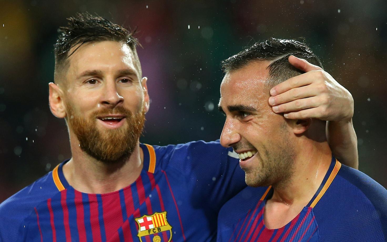 Lionel Messi ja Paco Alcacer