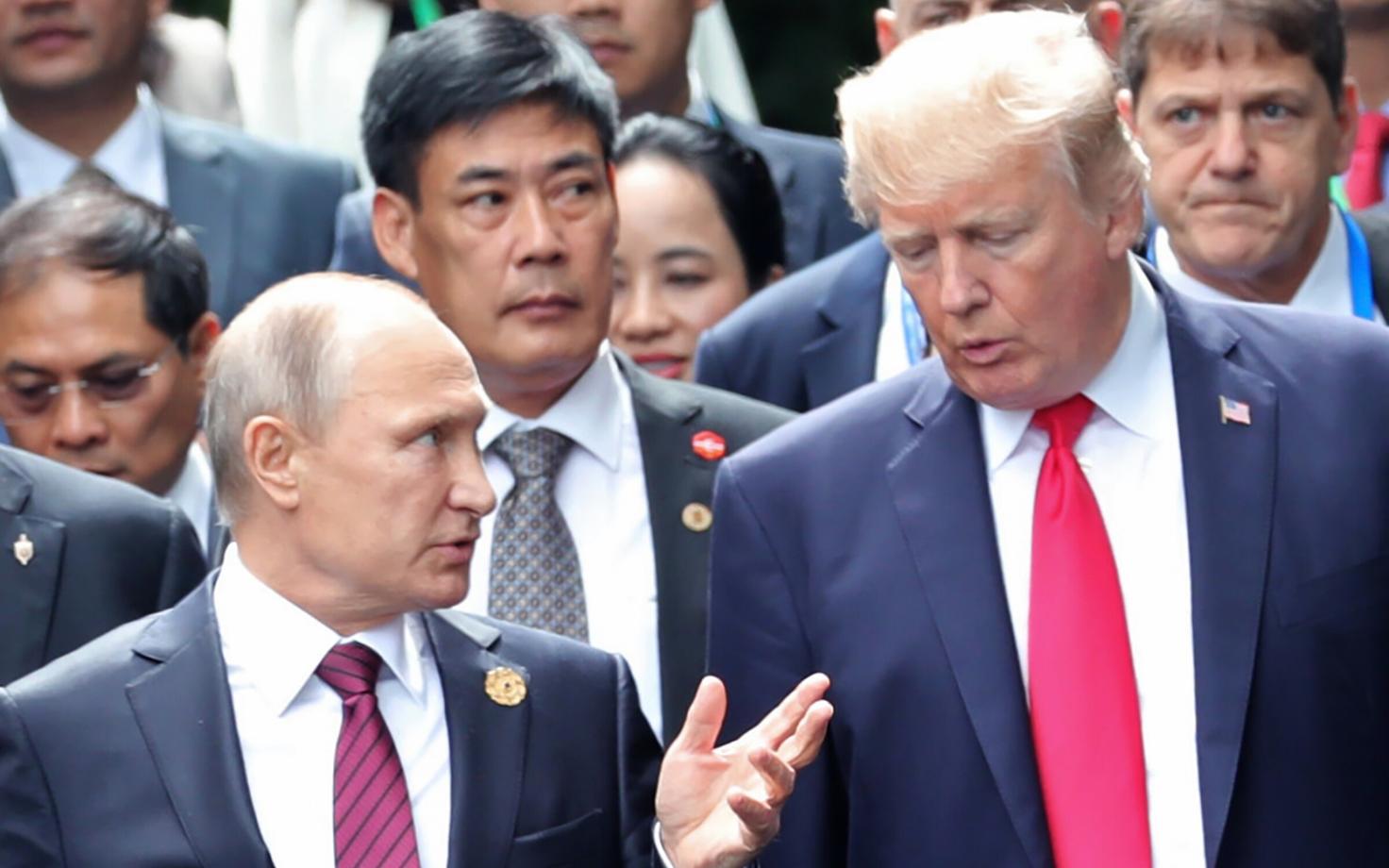 Путин и трамп во Вьетнаме