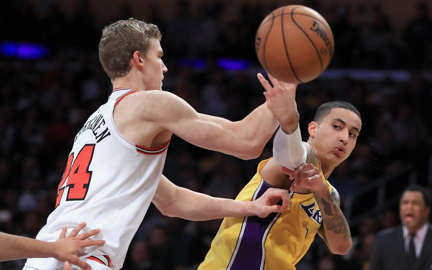 Lauri Markkanen ja Kyle Kuzma