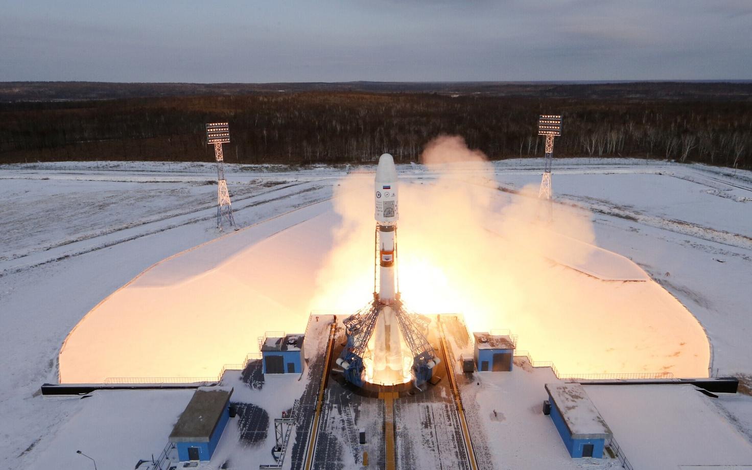 Raketistart Vostotšnõi kosmodroomilt 28. novembril.