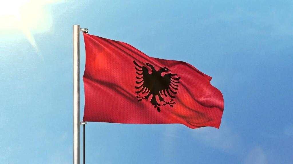 Флаг Албании.