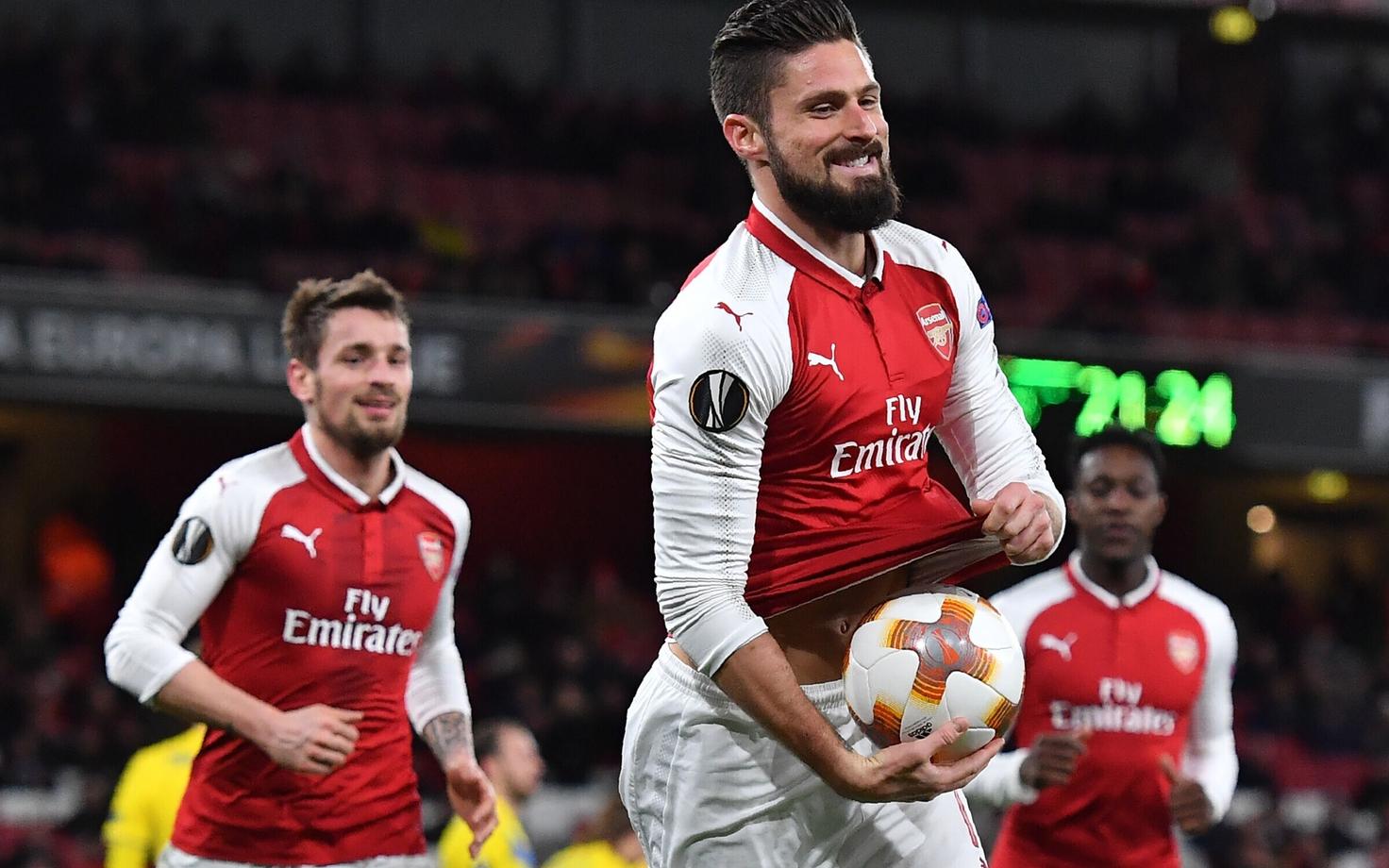 Londoni Arsenal võitis Euroopa liiga alagrupiturniiri viimases voorus BATE-t 6:0