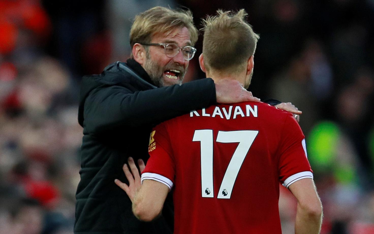 Jürgen Klopp ja Ragnar Klavan