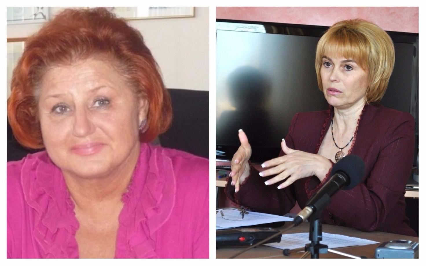 Мэр Кохтла-Ярве Людьмила Янченко и глава горсобрания Рийна Иванова.