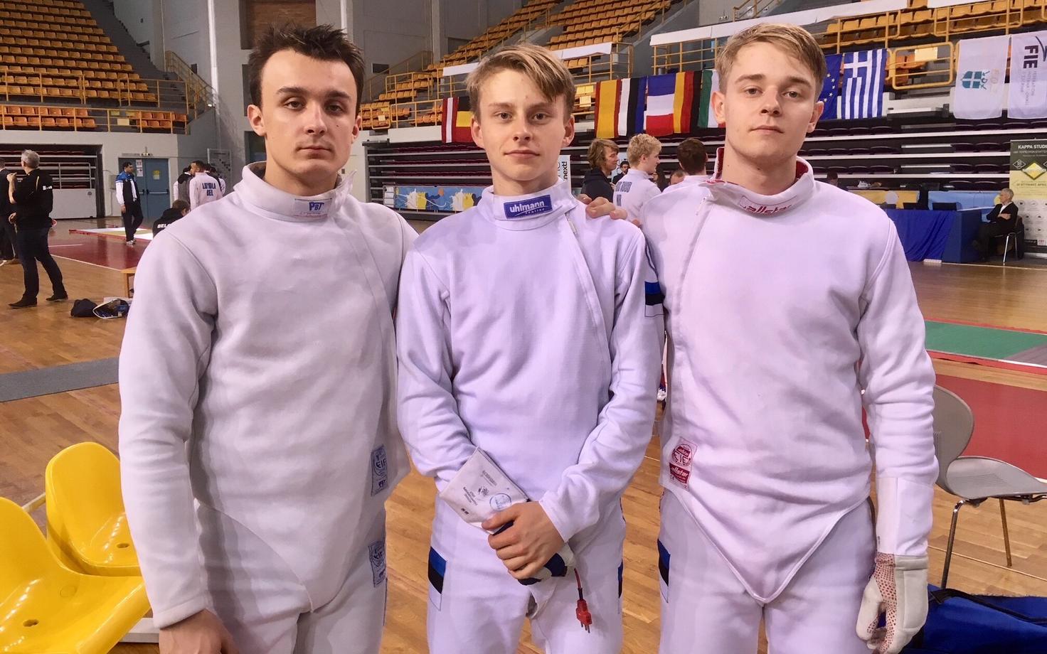 Andzej Gedzo, Ilian Bobrov, Ruslan Eskov