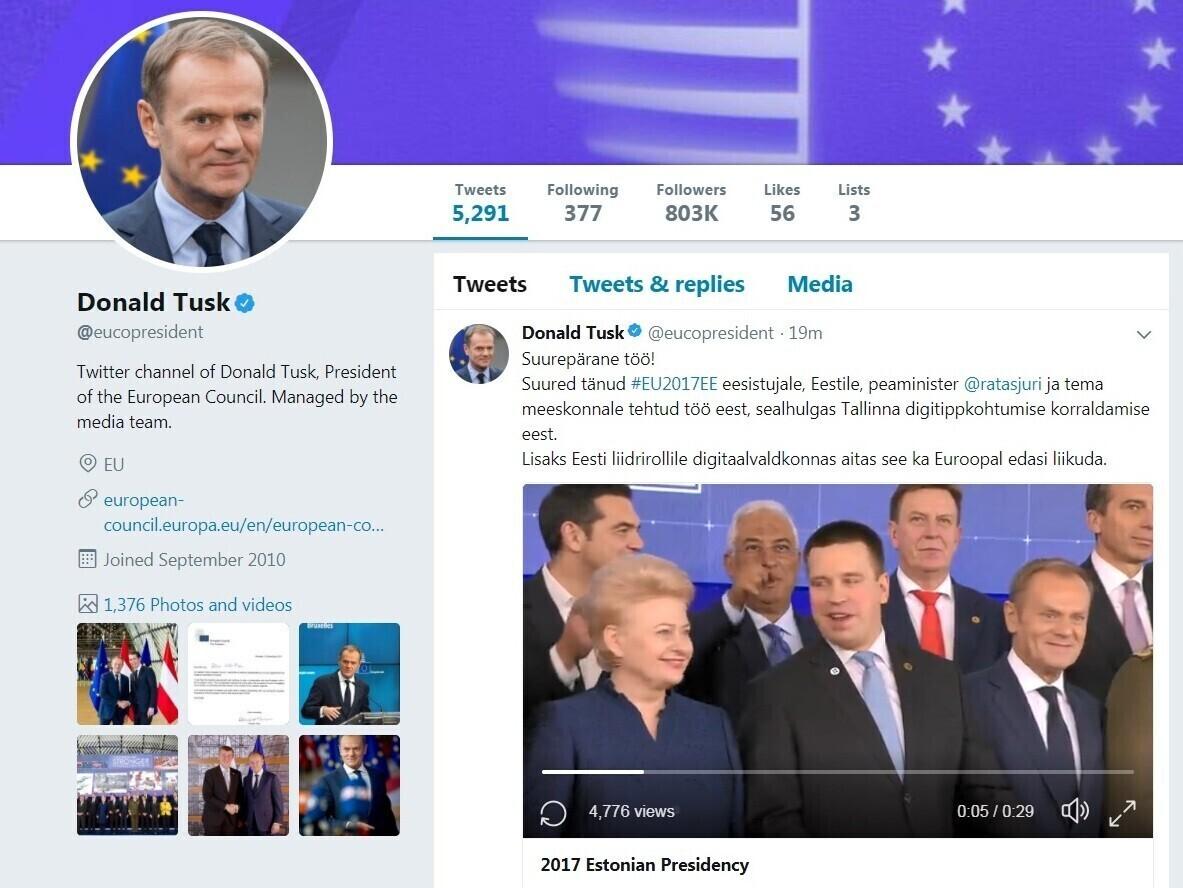 Donald Tuski säuts
