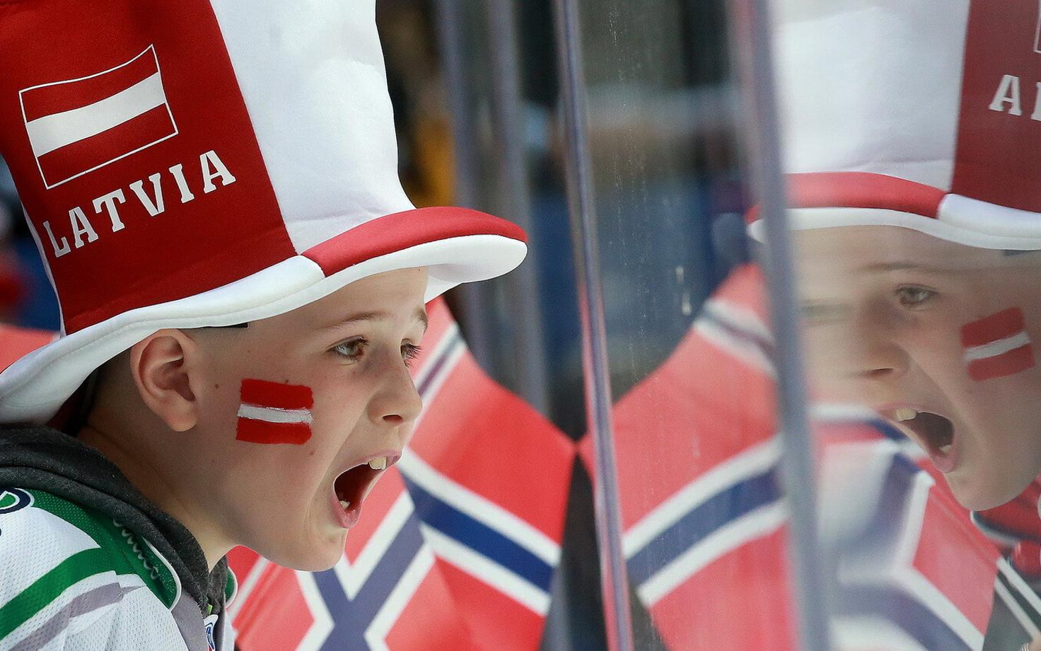 Läti jäähokifänn