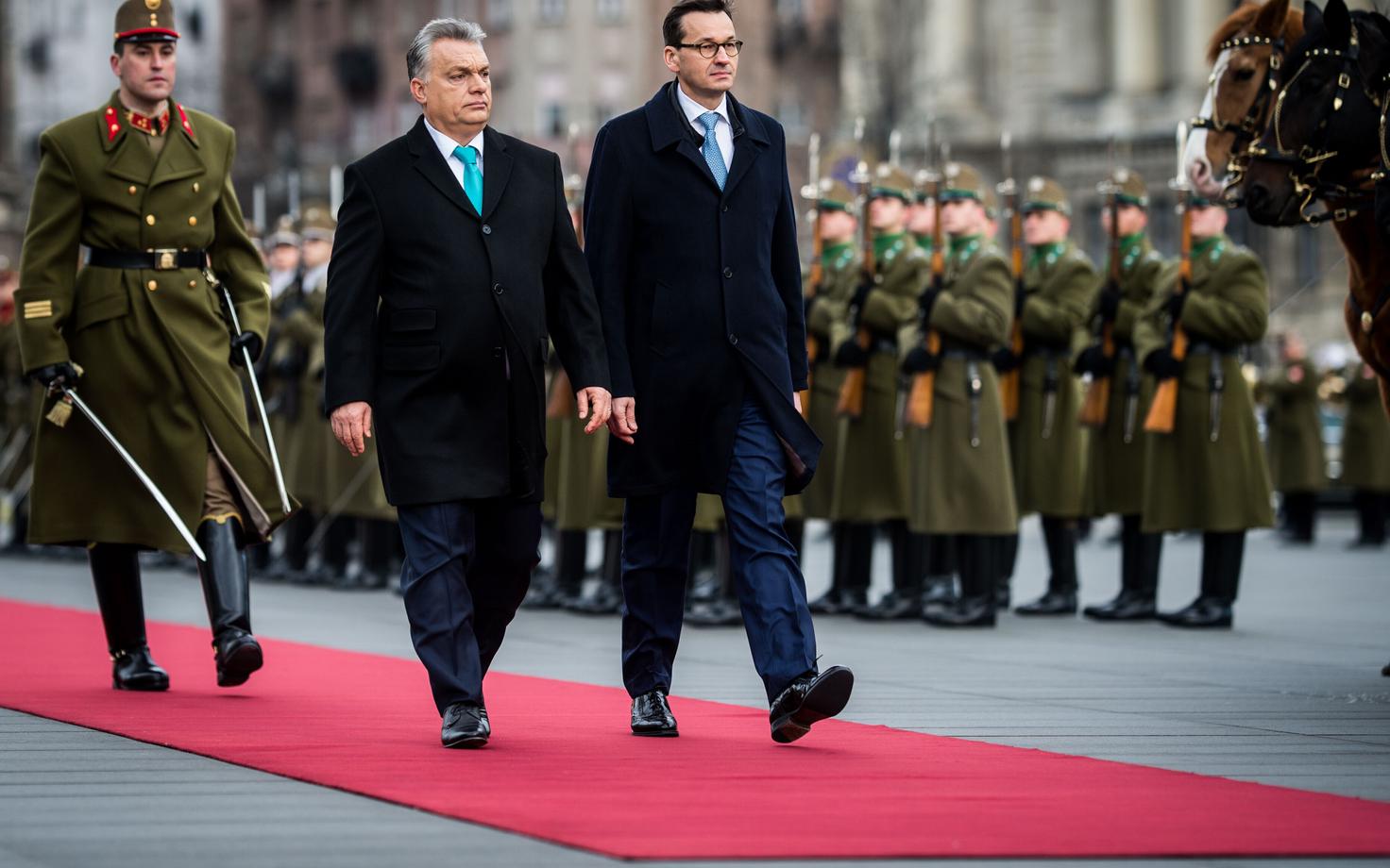 Ungari peaminister Viktor Orban ja Poola peaminister Mateusz Morawiecki.