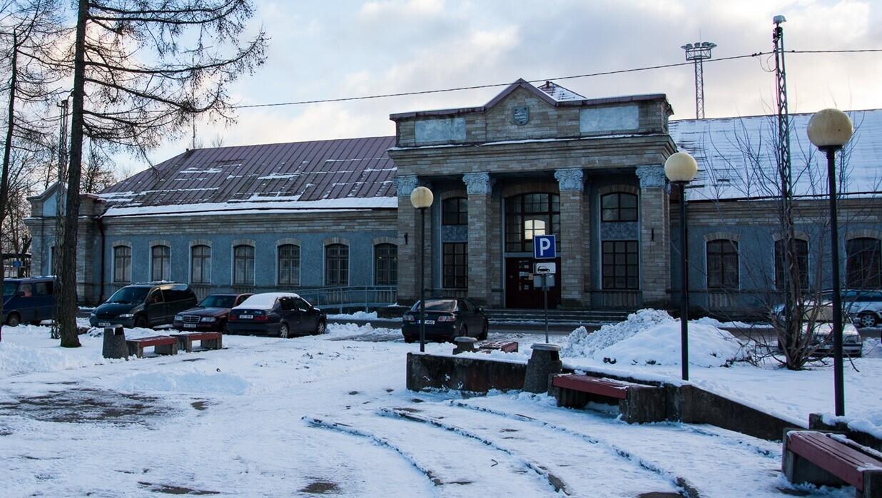Нарвский вокзал.