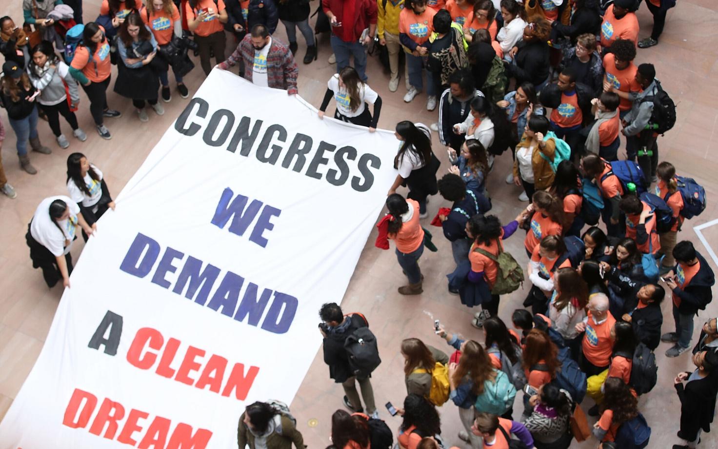 DACA programmi toetav meeleavaldus Washingtonis.