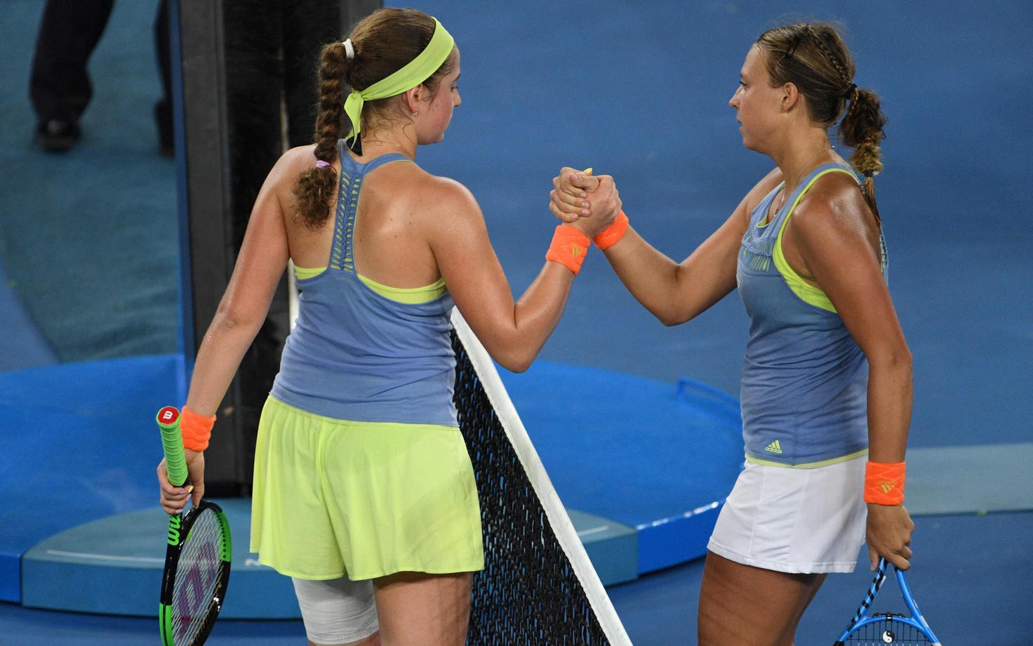 Jelena Ostapenko ja Anett Kontaveit