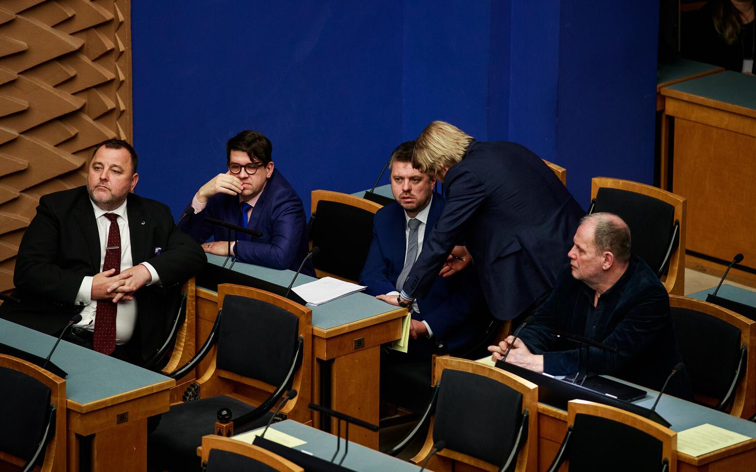 Urmas Reinsalu riigikogus.