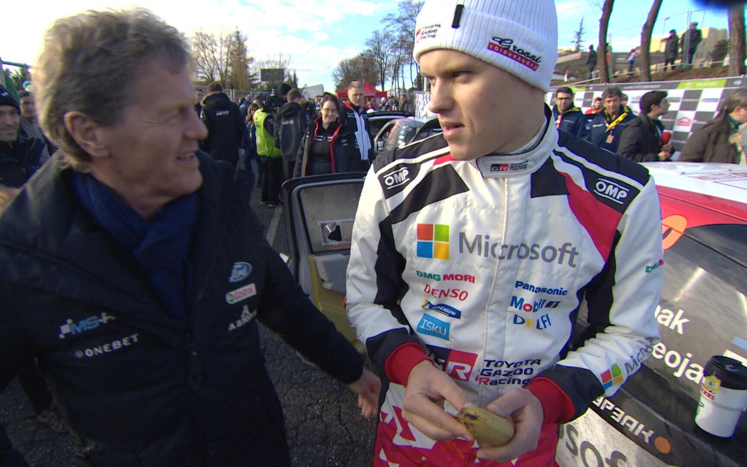 Ott Tänak koos endise tiimipealiku Malcolm Wilsoniga