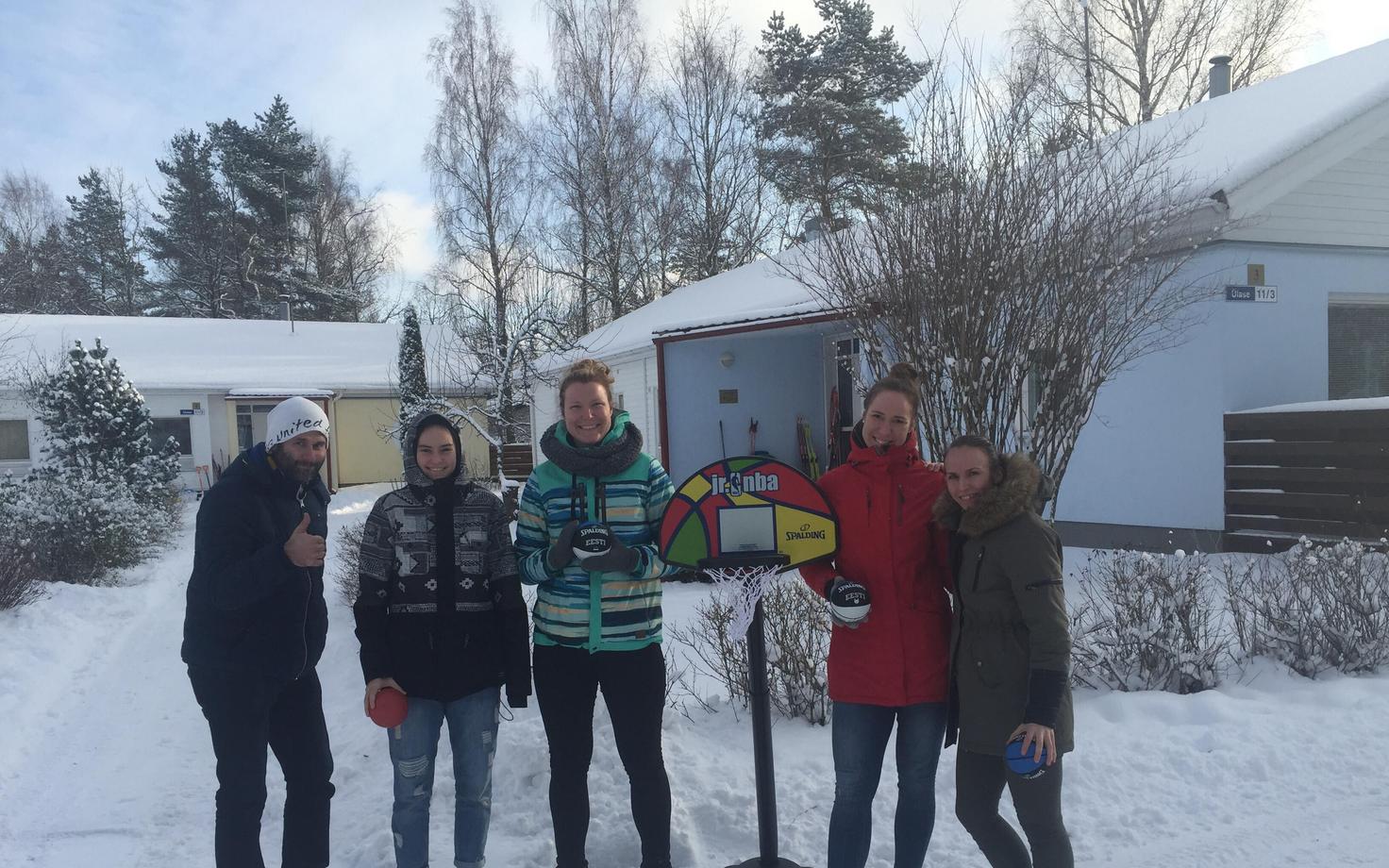 Naiste korvpallikoondislased külastasid Keila SOS Lasteküla