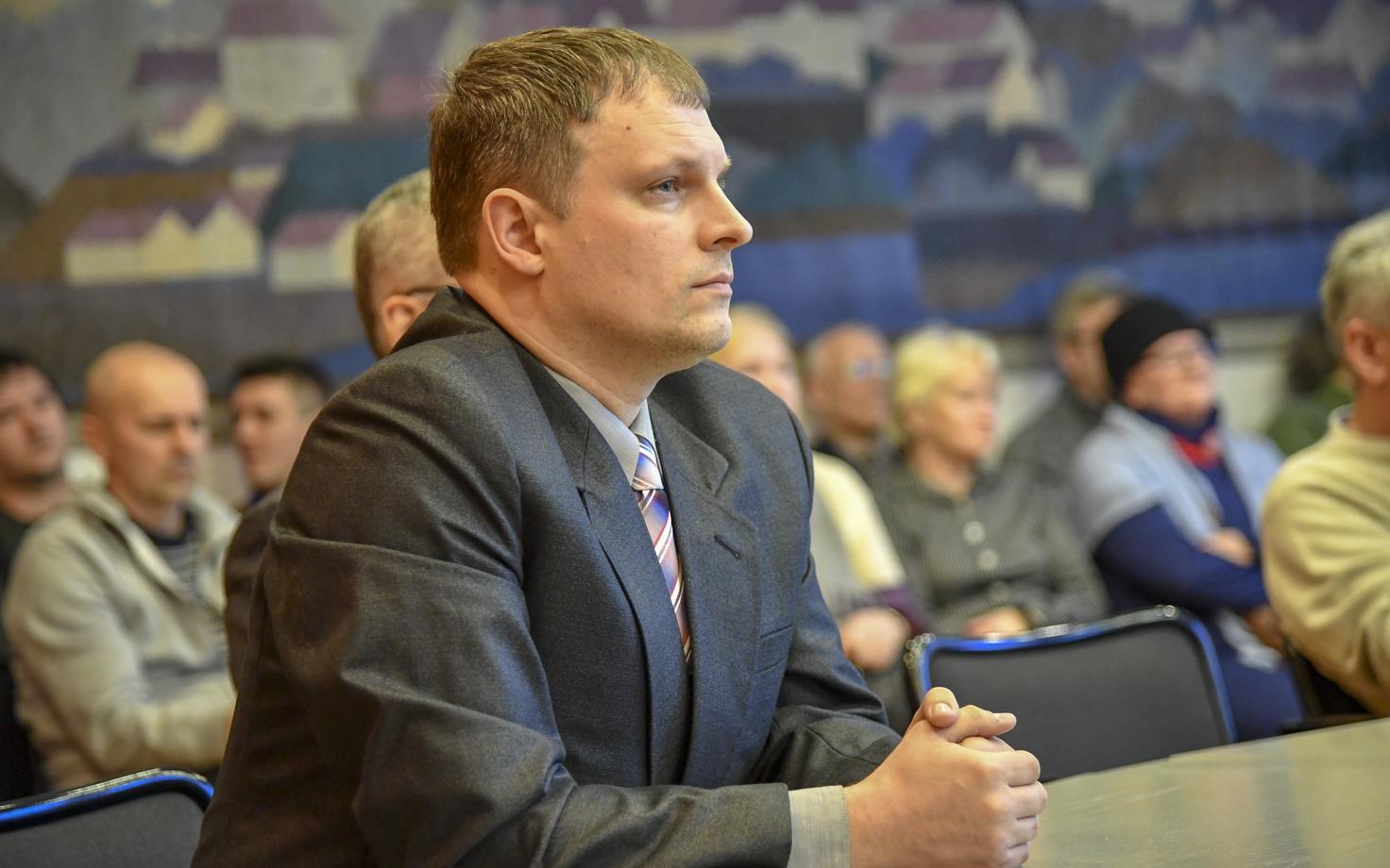 Депутат горсобрания Нарвы Алексей Мяги.