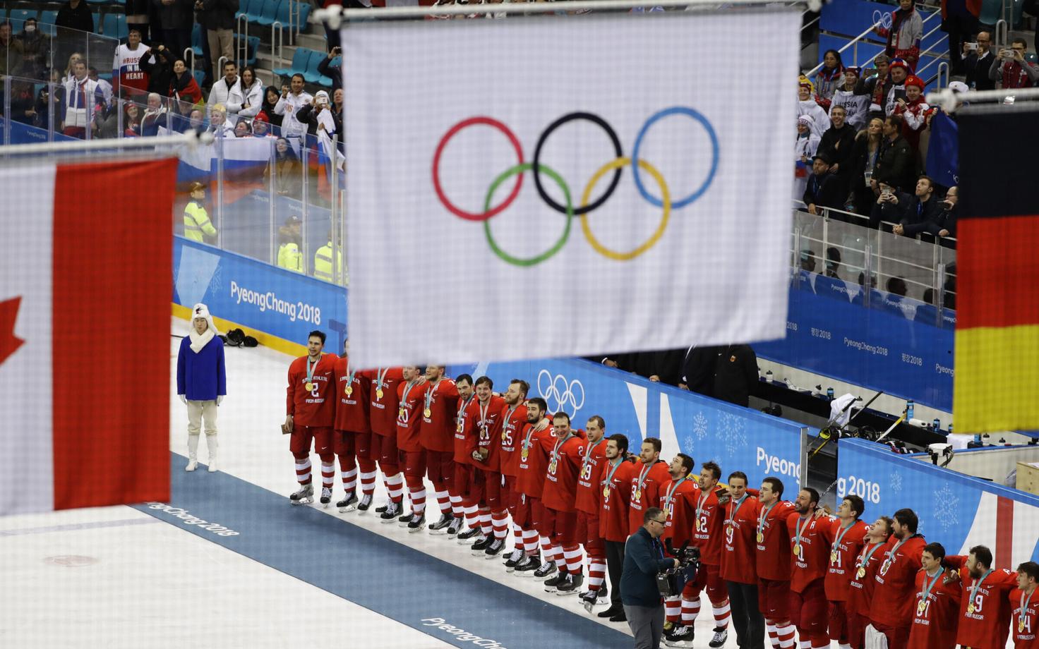 Сборная России стала олимпийским чемпионом, обыграв в финале турнира Германию.