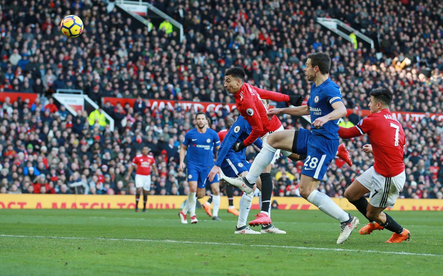 Jesse Lingard võiduväravat löömas.