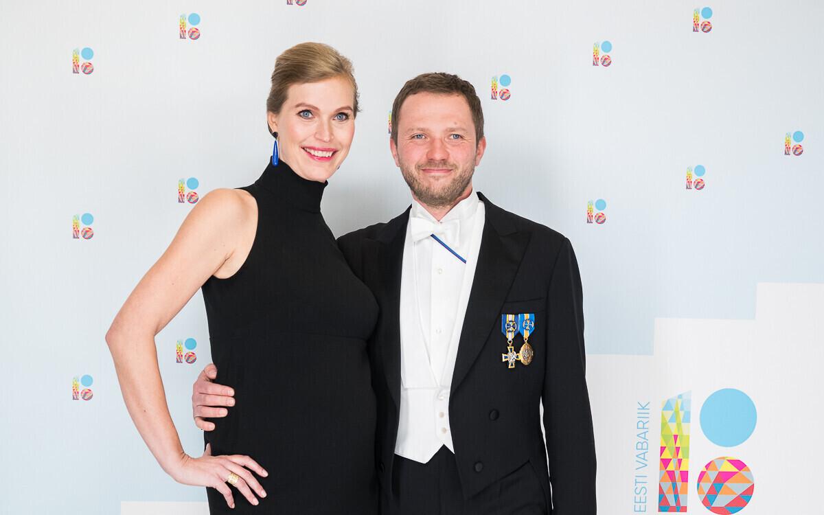 Riigikogu liige Margus Tsahkna ja abikaasa Anna-Greta.