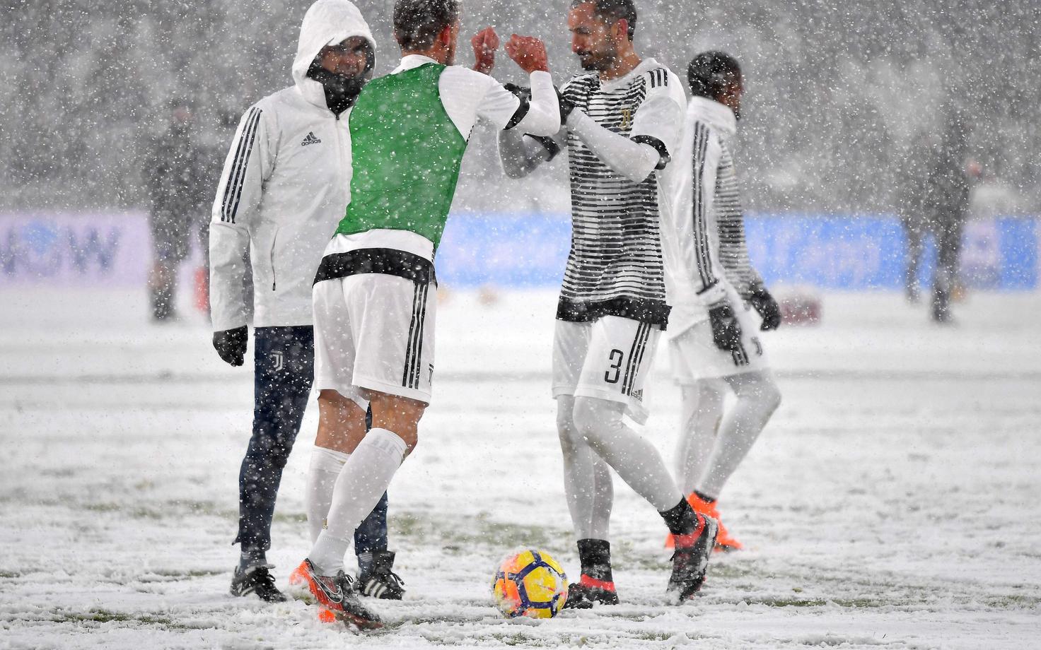 Torino Juventus lumisel väljakul