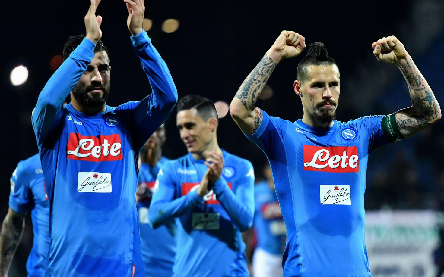 Napoli mängijad.