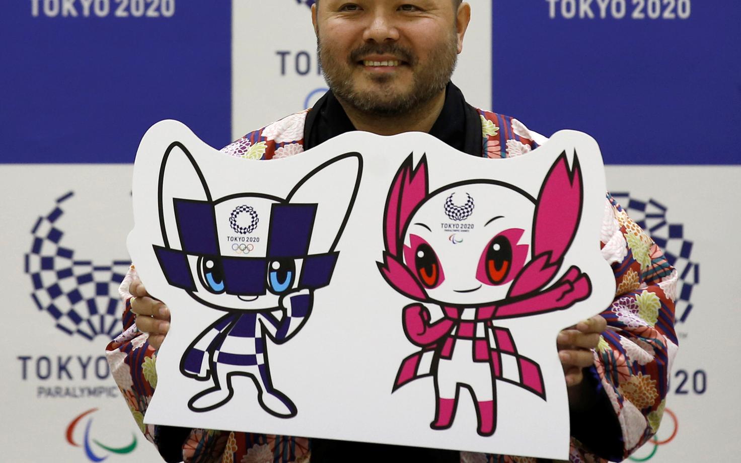 Disainer Ryo Taniguchi Tokyo olümpiamängude maskottidega
