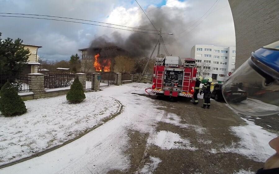 Пожар в жилом доме в Йыхви произошел в 2018 году.
