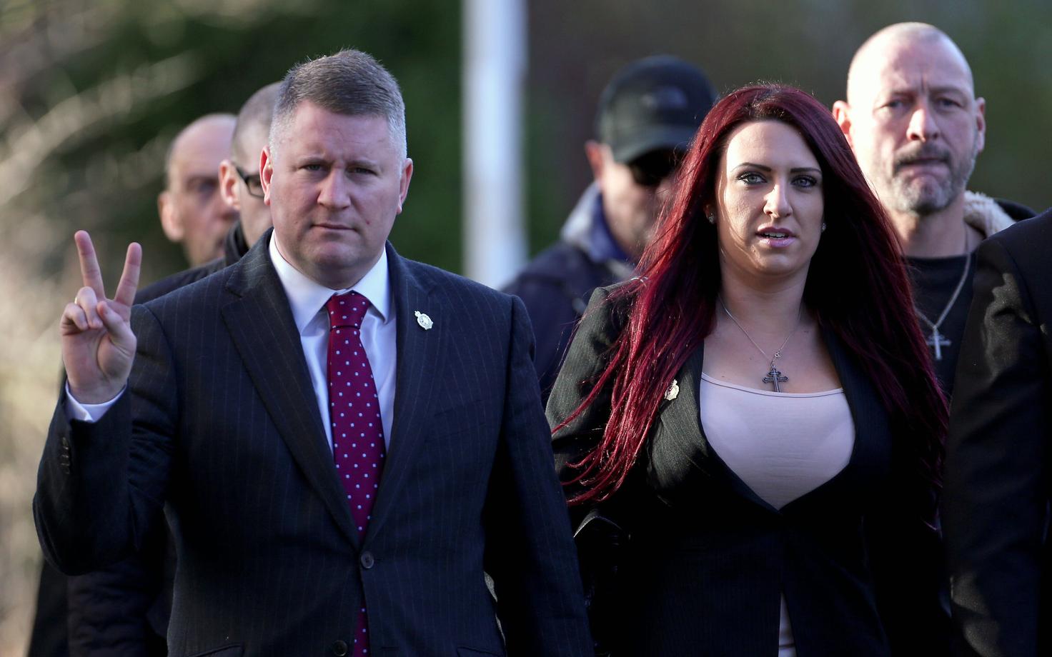 Paul Golding ja Jayda Fransen.