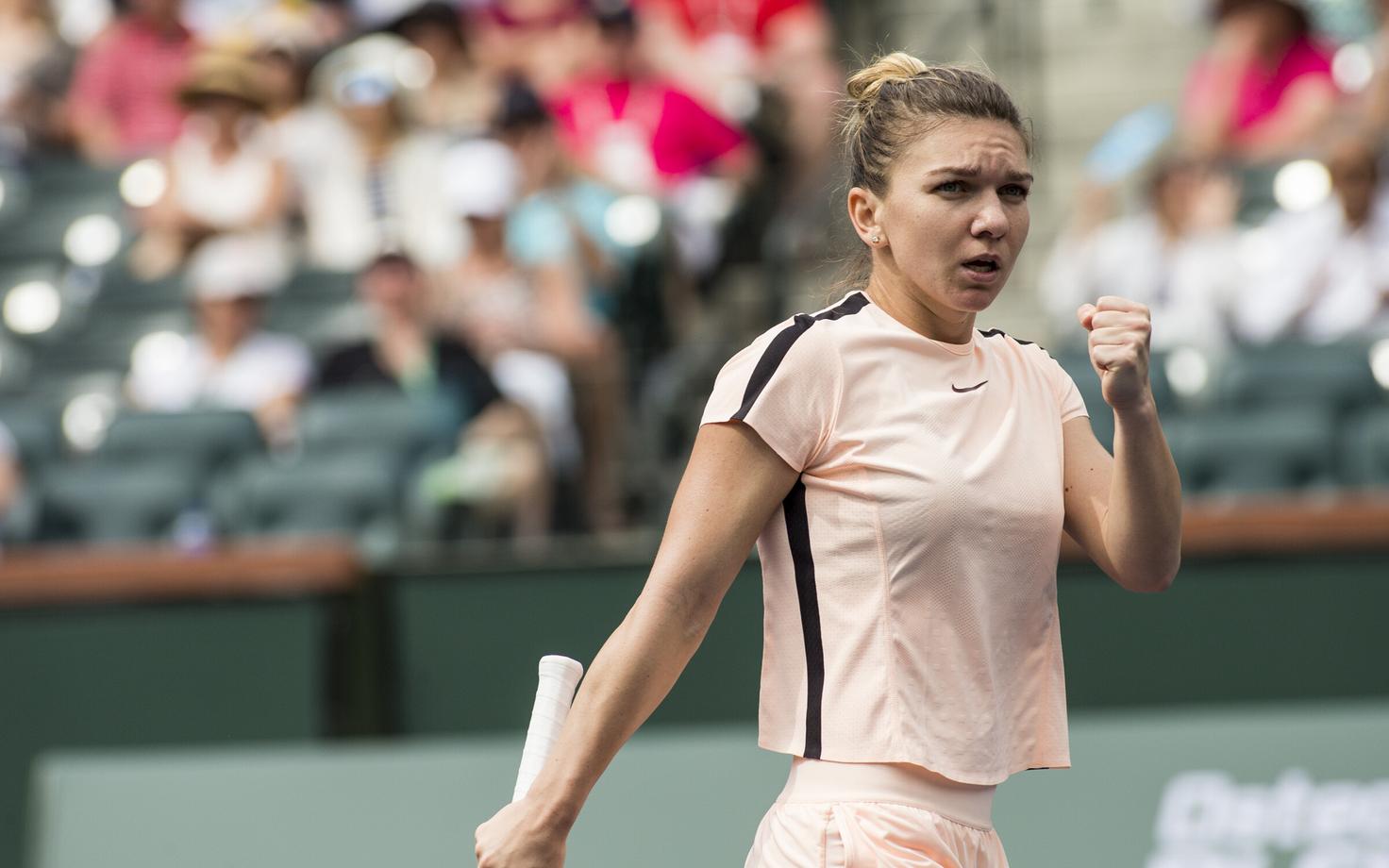 Simona Halep Indian Wellsi tenniseturniiril.